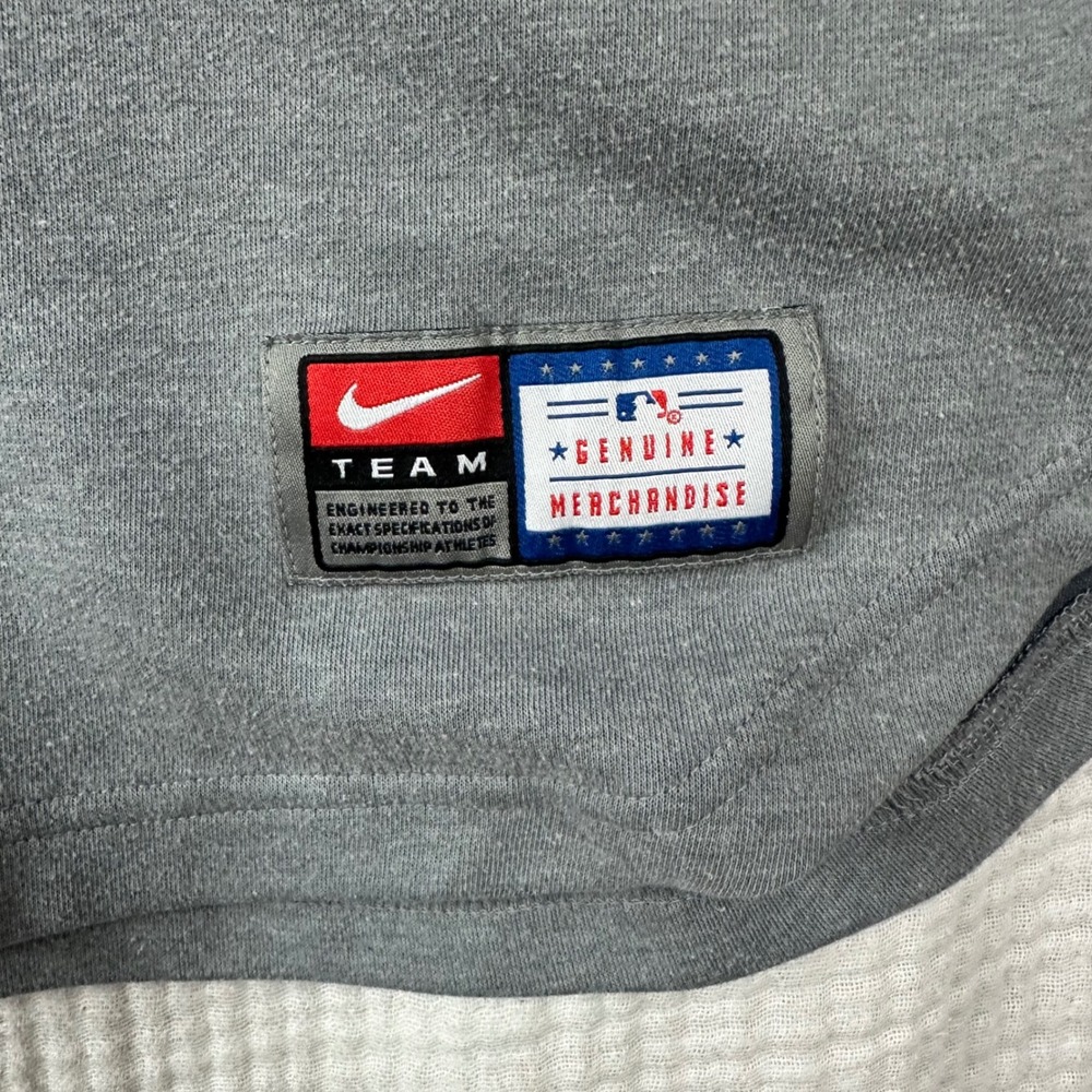 Vtg Nike St Louis Cardinals Mens Jersey Baseball MLB Button Up Grey Red Size L - Picture 2 of 10